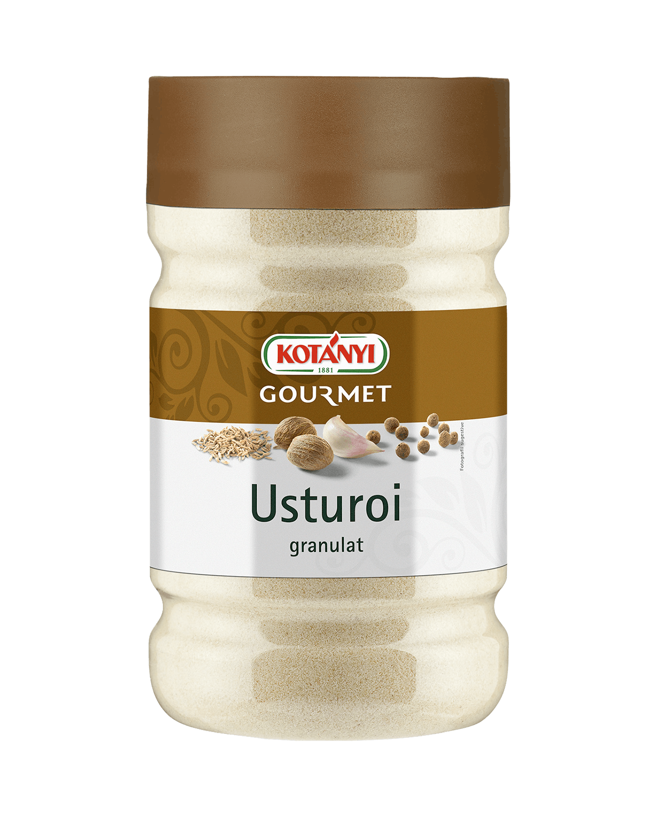 243409 Kotanyi Usturoi Granulat B2b 1200 Tin
