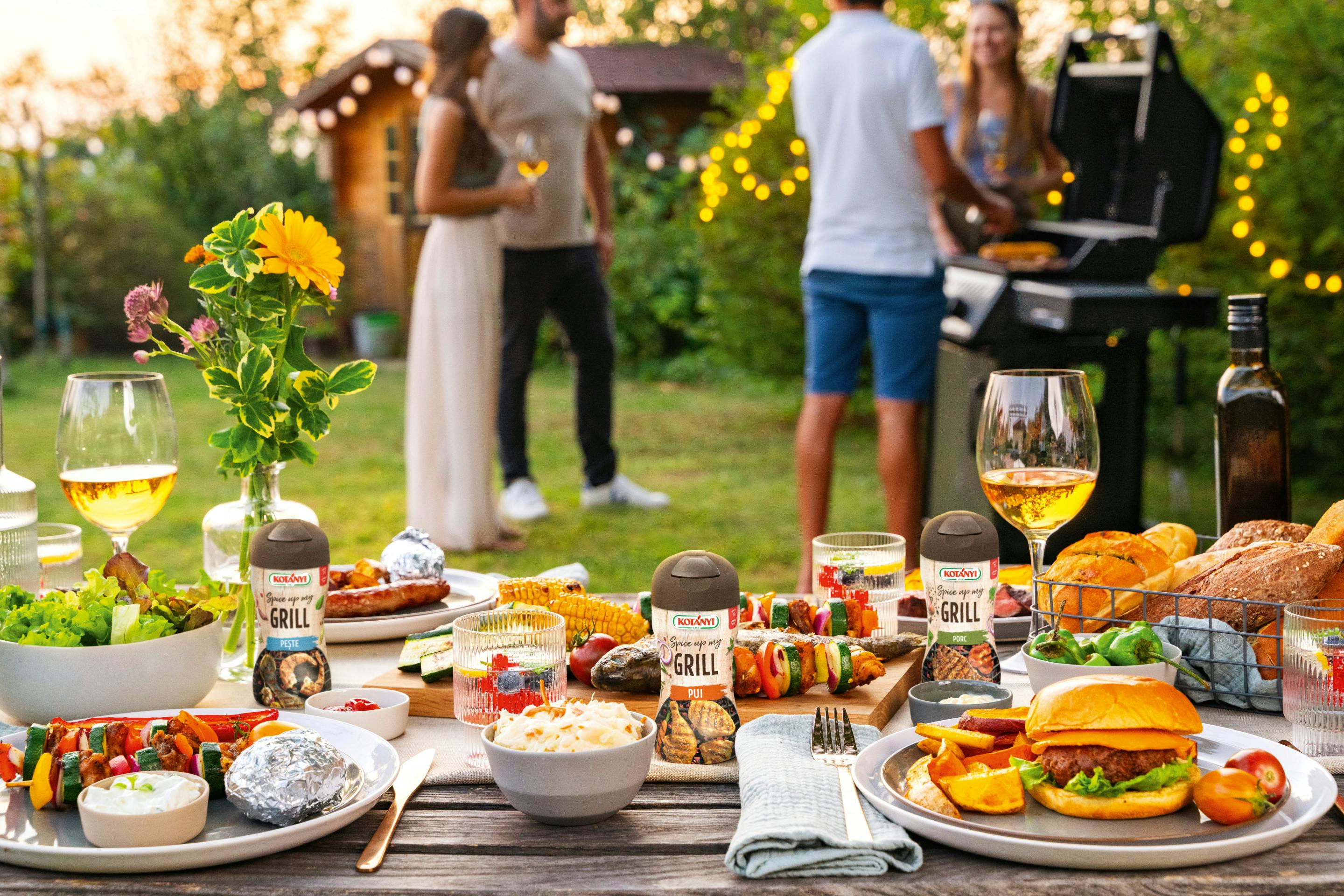 Moodbild Grillparty Ro